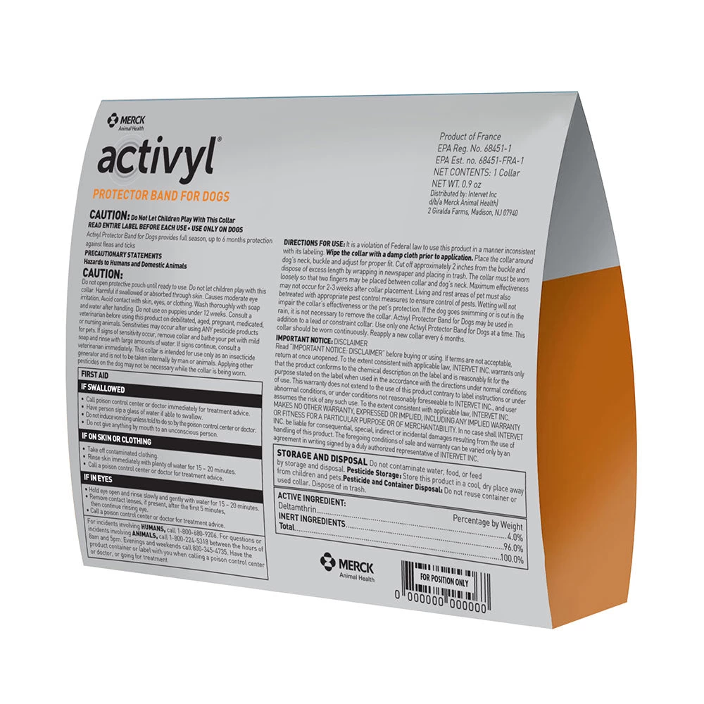 Merck Animal Health Activyl Protector Flea And Tick Collar 4 Merck Animal Health Activyl Protector Flea And Tick Collar - Image 2