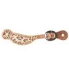 NRS Youth Cheetah Spur Straps With Dots - 6-1/2in -Horse Riding Master 100957 default l