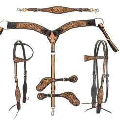 Reinsman Blooming Wild Contoured Breast Collar 5 Reinsman Blooming Wild Contoured Breast Collar -Horse Riding Master 1024 BloomingWild 011