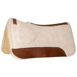 Mustang Tan Wool Correct Fit Pad With Fleece Bottom