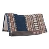 Classic Equine Zone Wool Top 34 X 38 Saddle Pads Navy/Camel -Horse Riding Master 104848 default l