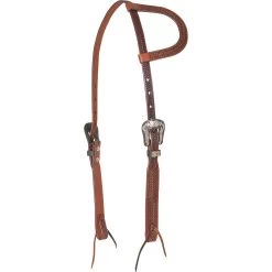 Cashel Company Antique Single Ear Headstall With Diamond Tooling