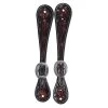 Professionals Choice Black Floral Spur Straps -Horse Riding Master 106793 default l