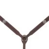 Double J Chocolate Roughout Breast Collar -Horse Riding Master 111792 default l