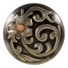 Wildfire Silver 1 1/2in Mesquite Floral Concho -Horse Riding Master 115857 default l
