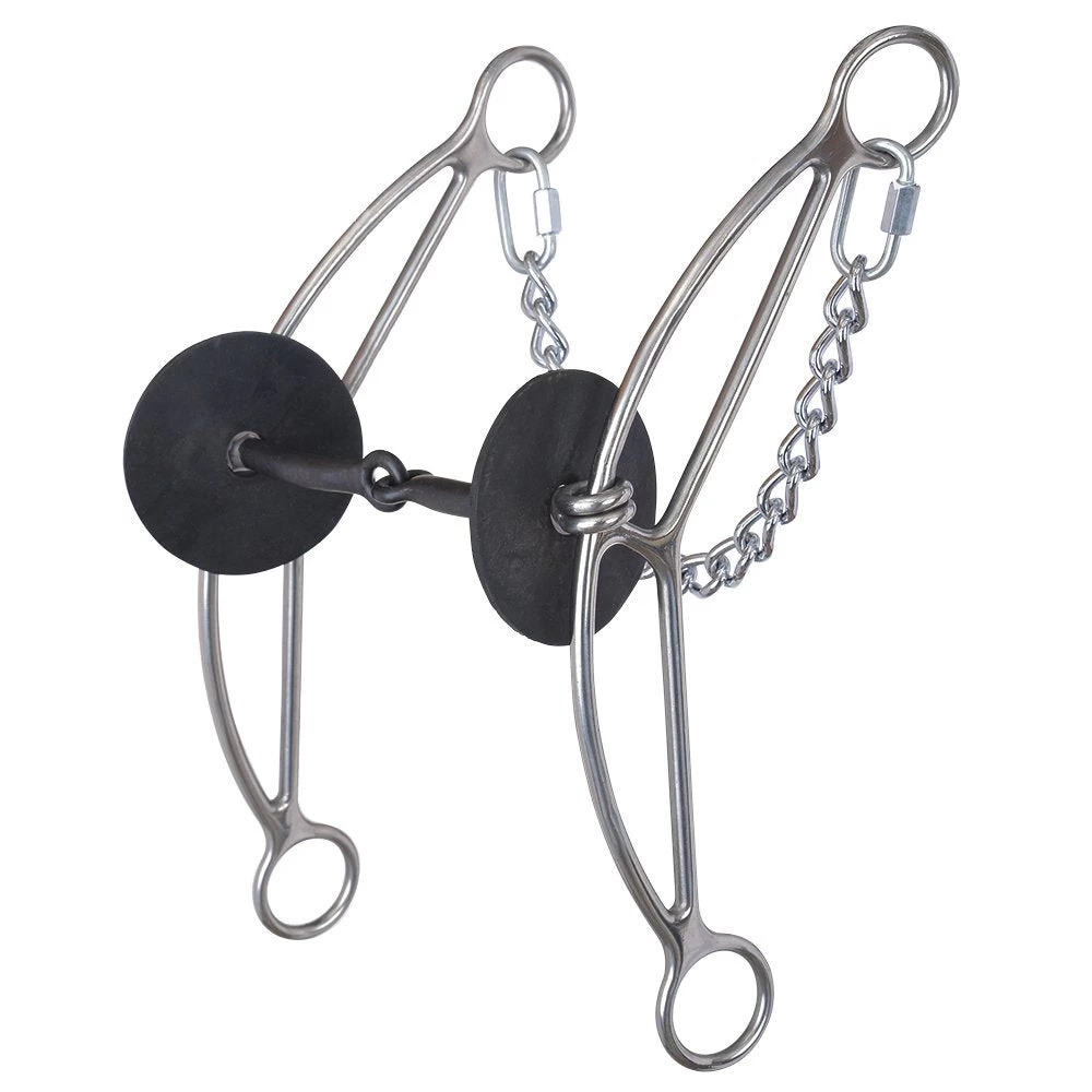 Reinsman Josey-Mitchell Long Shank Banana Gag BIt 3 Reinsman Josey-Mitchell Long Shank Banana Gag BIt