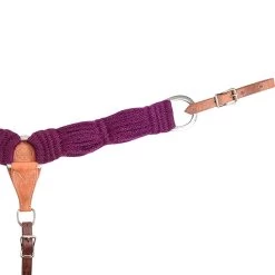 Martin Saddlery 3 Inch Purple Mohair Breast Collar