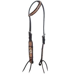 Rafter T Ranch Company Painted Daisy Single Ear Headstall