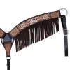 Rafter T Ranch Company Painted Daisy Breast Collar With Fringe -Horse Riding Master 119945 default l