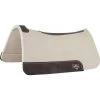 Classic Virgin Wool 1 Inch 31in. X 32in. Silver Belly Pad -Horse Riding Master 120056 default l