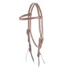 Martin Saddlery Basic Oiled Harness Browband Headstall -Horse Riding Master 129963 default l