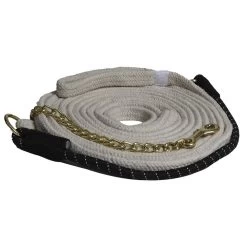 Mustang Cotton Lunge Line W/ Bungee And Chain
