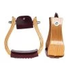 NRS 3in Oak Wood Bell Stirrups -Horse Riding Master 131391 default l
