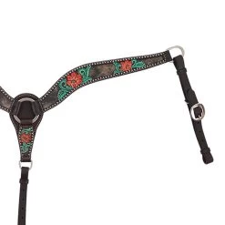 Reinsman Cactus Flower Filigree Breast Collar