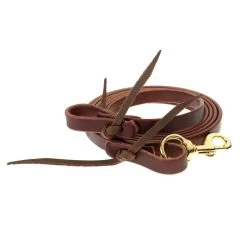 Nrs Tack Latigo Flat Roping Rein- 5/8in X 8ft