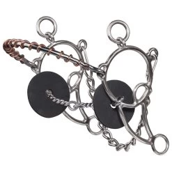 Professionals Choice Brittany Pozzi Combo Twisted Wire Snaffle Bit