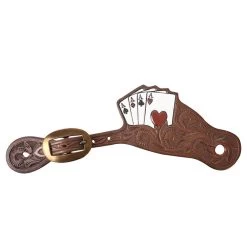 Martin Saddlery Cowboy Card Suit Spur Strap