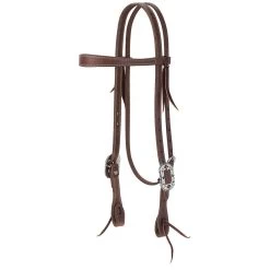 Weaver Leather Protack Native Slim Browband Headstall