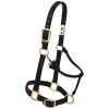 Weaver Leather Large Horse Adjustable Chin And Throat Snap Triple-Ply Nylon Halter -Horse Riding Master 137104 default l