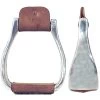 3 In SA Walls Aluminum Flat Bottom Bell Saddle Stirrup