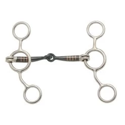 Tough 1 Kelly Silver Star Sweet Iron Jr. Cow Snaffle