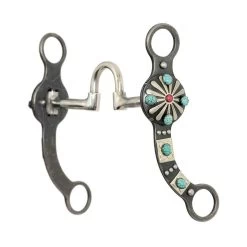Cowboy Tack Southwest Collection Dark Grey Steel Starburst Bit