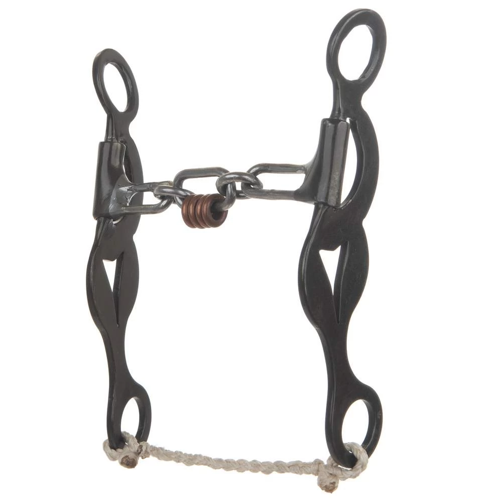 Fast BackDutton Long Shank 3-Piece Oblong Chain Bit W/Copper Rings 3 Fast BackDutton Long Shank 3-Piece Oblong Chain Bit W/Copper Rings