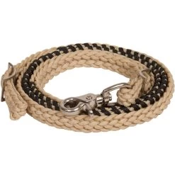 Mustang Laced Waxed Barrel Reins -Horse Riding Master 152546 370149