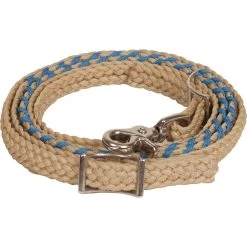 Mustang Laced Waxed Barrel Reins -Horse Riding Master 152546 370150