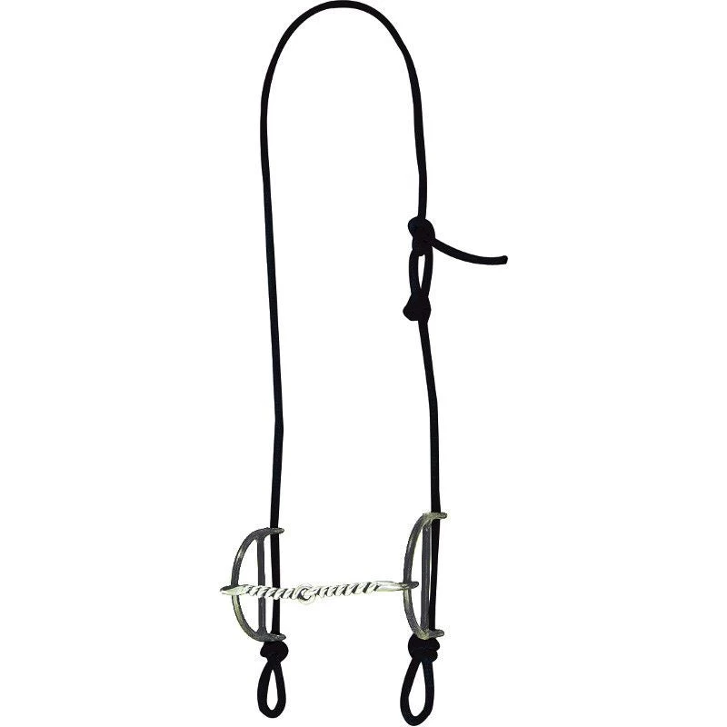 Dutton Bits Twist Snaffle Draw Gag Bit & Headstall 3 Dutton Bits Twist Snaffle Draw Gag Bit & Headstall