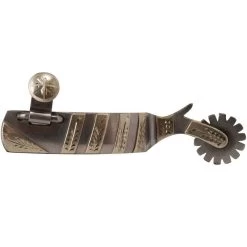 Cowpuncher Silver Engraved Spur