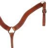Cowperson Tack 2in. Oiled Harness Leather Contoured Breast Collar -Horse Riding Master 163379 default l