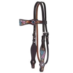 Reinsman Desert Feather Browband Headstall