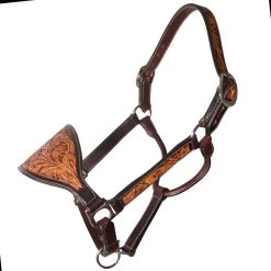 Professionals Choice Professional ' S Prarie Flower Leather Bronc Halter