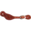 Martin Saddlery Chestnut Spur Strap With Alpine Floral Tooling -Horse Riding Master 17852 default l