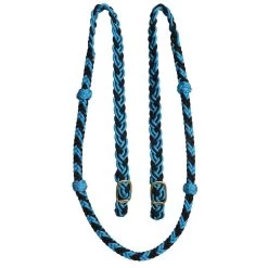 Mustang Cable Knotted Lifter Barrel Rein -Horse Riding Master 208935 639614