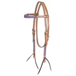 Martin Saddlery 5/8in Laced Harness Leather Browband Headstall -Horse Riding Master 211611 651580