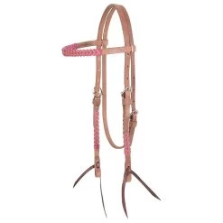 Martin Saddlery 5/8in Laced Harness Leather Browband Headstall -Horse Riding Master 211611 651581