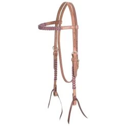 Martin Saddlery 5/8in Laced Harness Leather Browband Headstall -Horse Riding Master 211611 651582