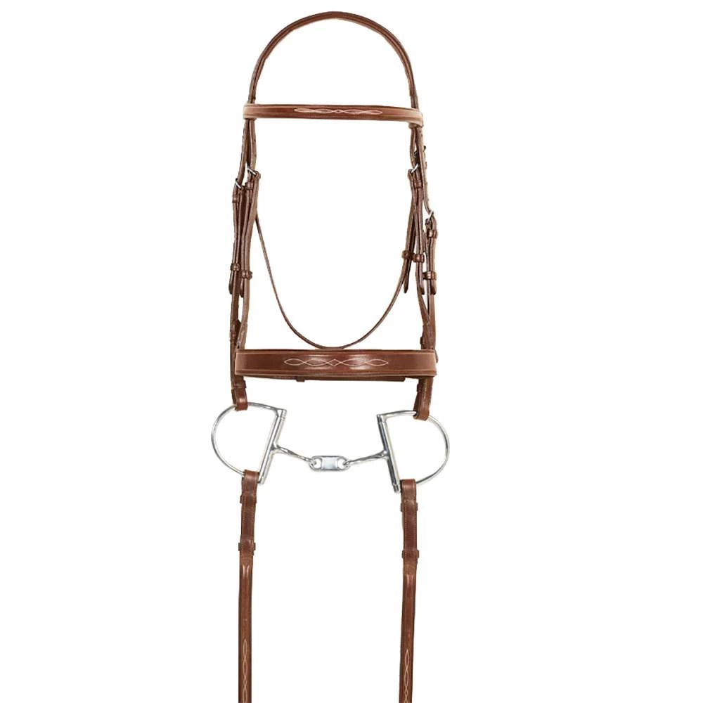 Pessoa Pro Fancy Wide Nose Bridle 3 Pessoa Pro Fancy Wide Nose Bridle