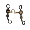 Cowboy Tack Southwest Copper Twisted Correctional Floral Bit -Horse Riding Master 225151 713039