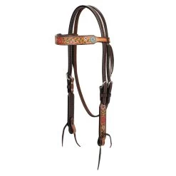 Weaver Leather Floral Vine 5/8in Browband Headstall
