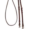 Cashel Company 8 Foot Adjustable Reins W/Rawhide Trim -Horse Riding Master 24593 default l