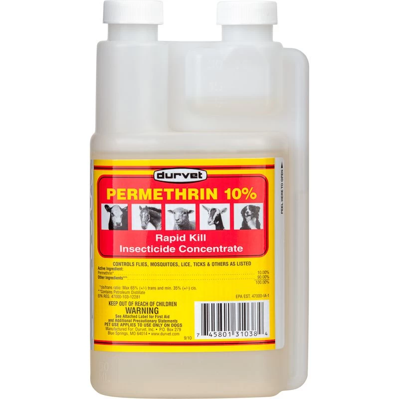 Durvet Permethrin 10% Concentrate 32oz 3 Durvet Permethrin 10% Concentrate 32oz