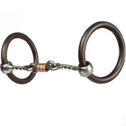 Professionals Choice Bob Avila Three Piece Twisted Wire Snaffle