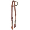 NRS Tack Rawhide Quick Change Single Ear Headstall -Horse Riding Master 58771 default l