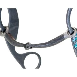 Cowboy Tack Turquoise Smooth Snaffle Gag Bit -Horse Riding Master 613105 3