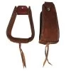 Nrs Competitors Chocolate Overshoe Roughout Covered Stirrups -Horse Riding Master 79173 default l