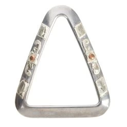 Cowpuncher Latigo Keeper With Floral Engraving