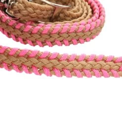 Mustang Laced Waxed Barrel Reins -Horse Riding Master 8134 2